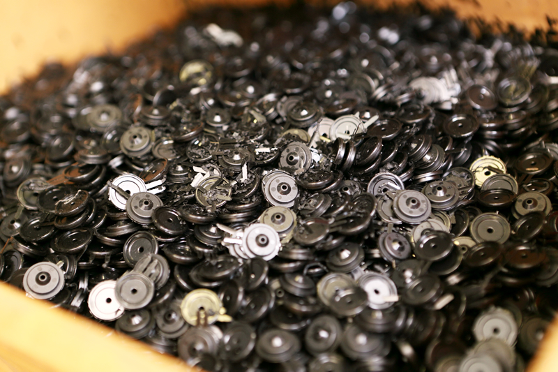 成形直後の製品